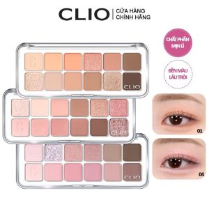 Bảng Phấn Mắt Clio 12 Ô Pro Eye Palette Air 7.2g